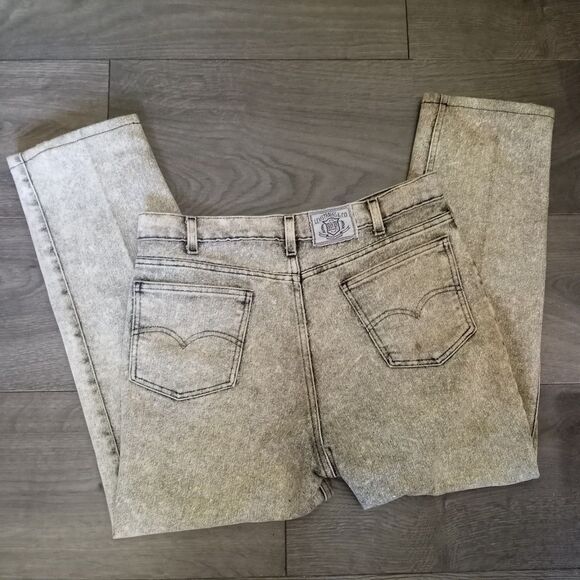 VINTAGE LEVI'S Jeans Silver Medal Men Gray Acid Wash Tab High Waist 36 x 30 * 28 - Picture 1 of 14